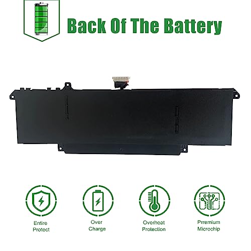 Image of P83V9 Laptop Battery Replacement for Dell Precision 5470 5480 5490 Series Notebook 0CDTT2 CDTT2 YXP8T Black 15.4V 72Wh 4442mAh