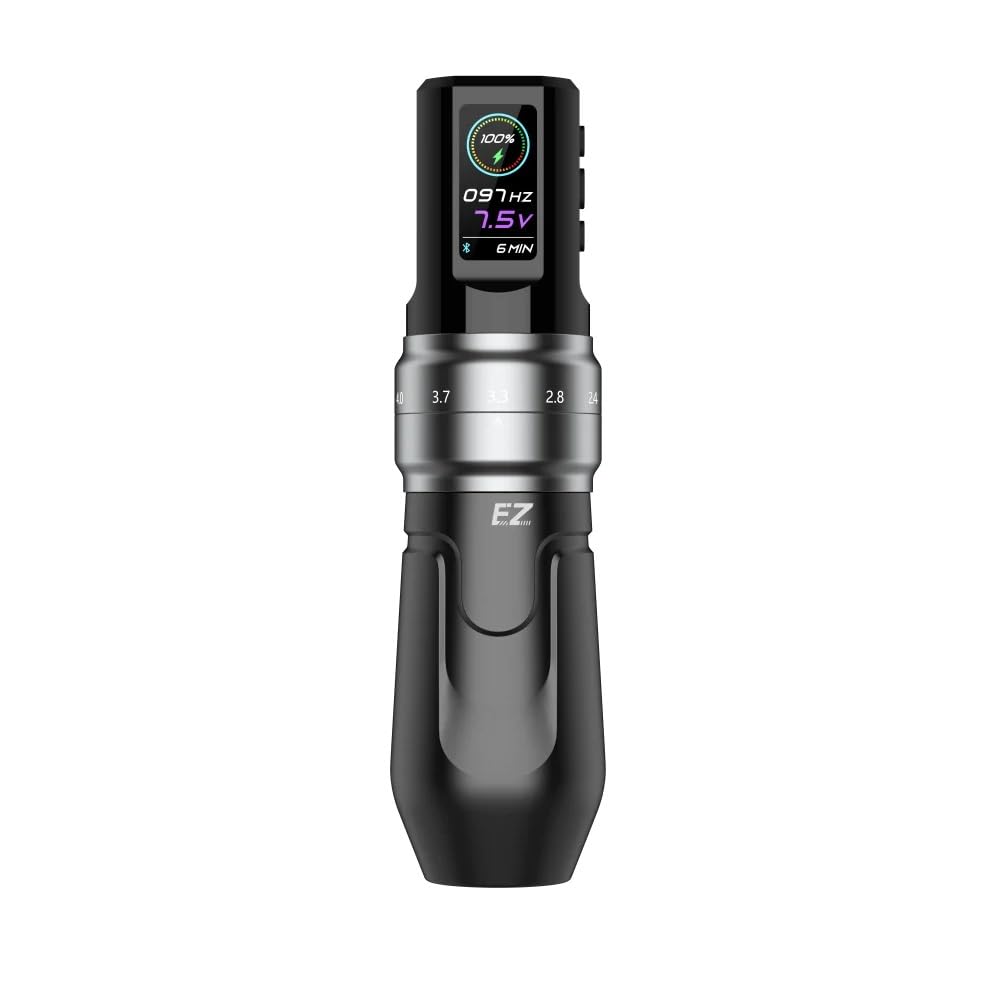 EZTATTOO Wireless Tattoo Pen Machine (P3 Pro - Matte Gray)