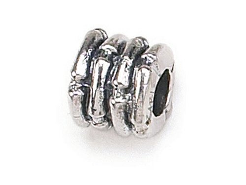 Zable Sterling Silver Bamboo Spacer Bead/Charm #TOP10