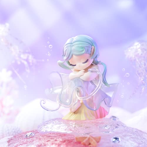 52TOYS Sleep Sea Elves Series Blind Box 1PC Action Figure Collectible Toy Desktop Decoration 3.3 Inch Gift for Birthday Party Holiday