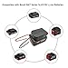 QINIZX Power Wheels Adaptor for Bosch/Makita 18V 14.4V Battery Power Mount Connector Adapter Dock Holder with 12 awg Wires DIY Power Tools RC Toys