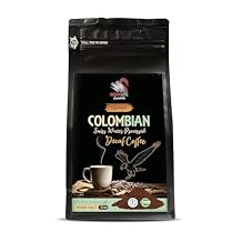 Evening Coffee Grounds - DECAF COLOMBIAN COFFEE GROUND - Swiss Press Decaf Coffee, Swiss Water Method, Full Roast Decaf, Relaxing Decaf Coffee, Decaf Coffee Bliss, Ground Decaf Beans 1 Pack