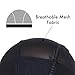 DONNA Mesh Dome Wig Cap Wig Head Wig Caps for Women Hair Net XL Black