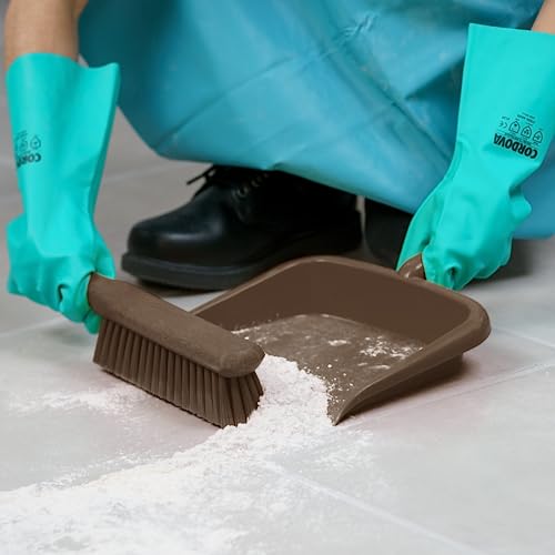 Sparta Polyester Counter Brush, Crumb Brush, Sweeping Brush With Soft Nonabsorbent Bristles For Brushing Dust, 8 Inches, Brown #TOP3