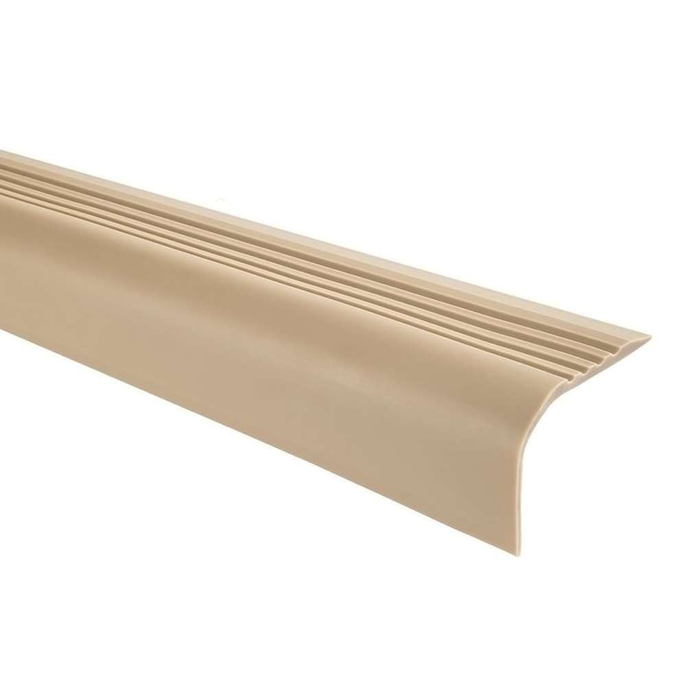 Cayrus Beige Non-Slip Flexible Stair Nosing 52X40mm 730-Rgpt, 1.2M