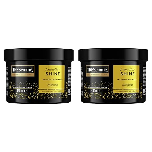 TRESemmé Sérum sin aclarado Lamellar Shine para cabello apagado y propenso a enredarse, logrando un acabado ultrabrillante de peluquería con tecnología Lamellar patentada 200 ml pack de 2