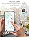 Air Tracker Tags for Android（NOT for iOS or Huawei） Bluetooth Tracker for Android Smart Tracking Tag for Google Find My Device App Item Finder for Backpack, Keys (White & Black-4pcs)