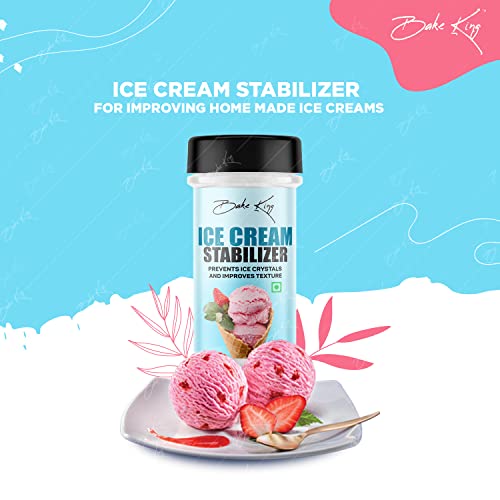 Bake King Ice Cream Stabilizer/ Semi Refined Carrageenan 50gm, Improves Texture and Prevents Crystals