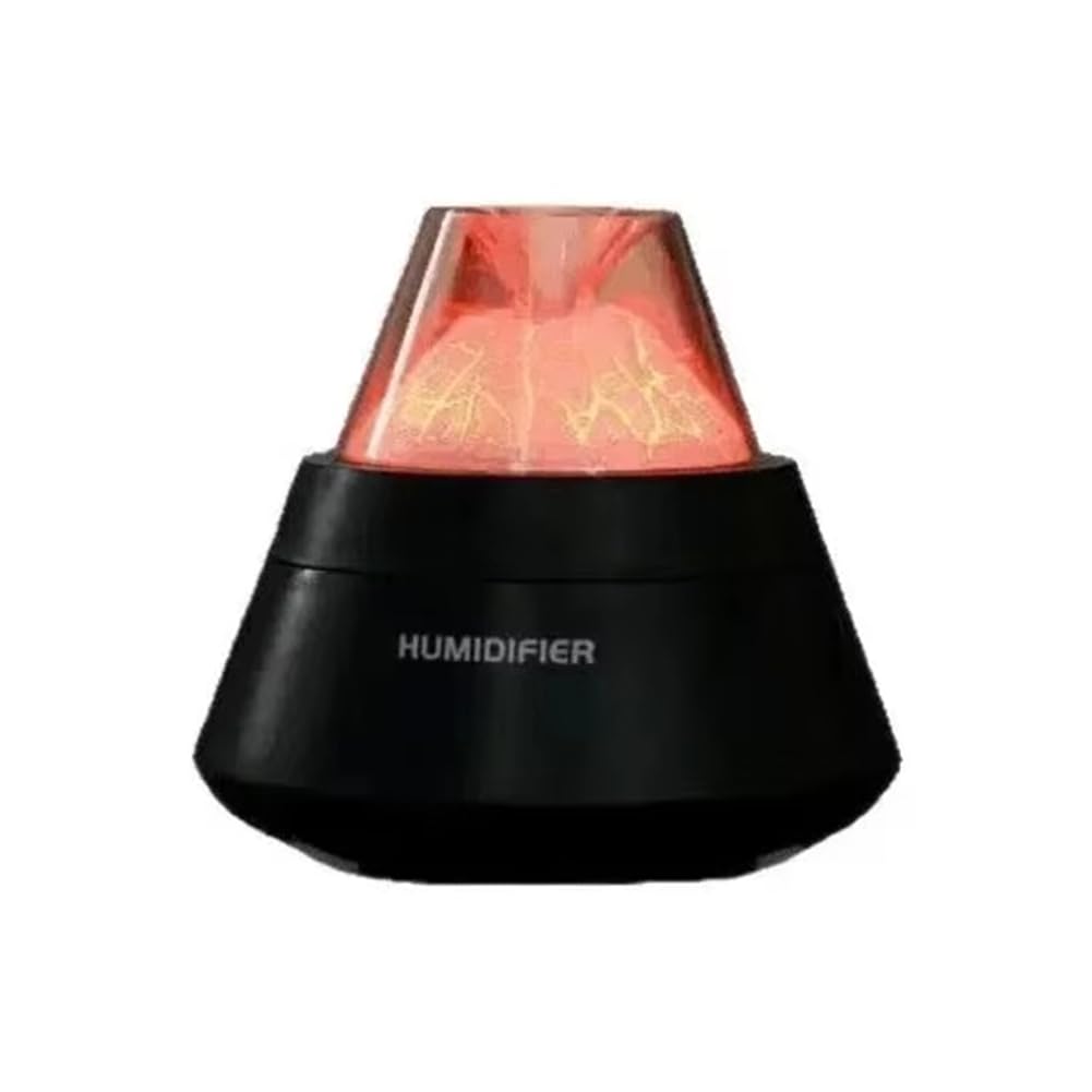 Hndhbfgrt Gift Essential Oil Diffuser Home Flame Aroma LED Light Volcanic Fragrance Diffuser Ultrasonic Humidifier A