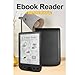 BK6025 ePaper Reader, Portable eBook Reader with 6 inch Ink Screen, Font Sizes Adjustment, Audiobooks, Eye Friendly Devices with Protective Case, Support Up to 32G (4G)