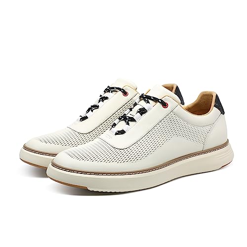 Image of CHAMARIPA Men's Height Increase Shoes - Mesh Lace up Light-Weight Breathable Height Increase Walking Shoes - 2.36 Inches Taller