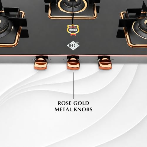 Image of Unicook Dollar Astra 3 Burner Gas Stove | Manual Ignition | 6mm Glass Stove | Forged Brass Burner | ISI Certified | Glass Cooktop | 3 Years Manufacturer Warranty