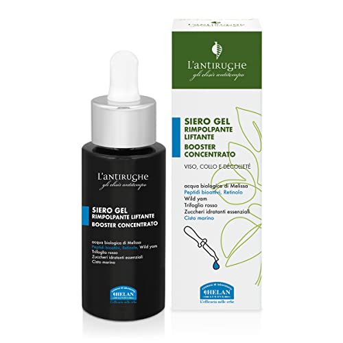 Helan L'Antirughe, Retinol Serum for Face Neck & Décolleté Skincare with Replumping & Anti-Wrinkle Action
