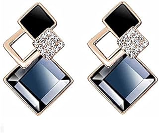 Shining Diva Fashion Copper Italian Designer Collection Drop Earrings for Women (Blue)(rrsd9690er) Price In India
