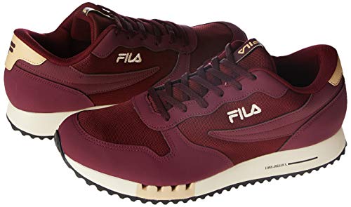 Tênis Euro Jogger Sport, Fila, Masculino, Vinho/Bege, 39