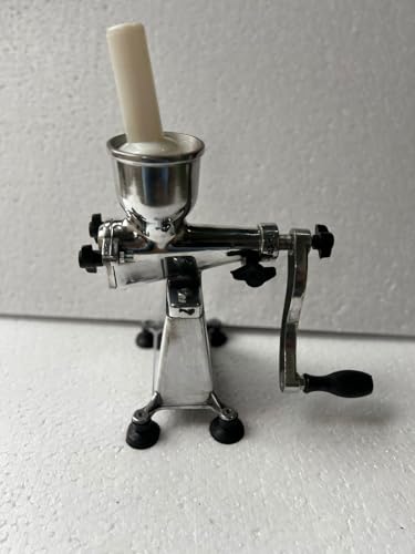 Image of Manual Fruit Juicer Hand Crank Press Aluminium and Stainless Steel Kitchen Use 1 Unit
