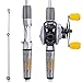 Sougayilang Spinning& Casting Fishing Rod Combos with Graphite 2Pc Blanks Fishing Reel for Bass Fishing (Casting with Right Handed, 6'0