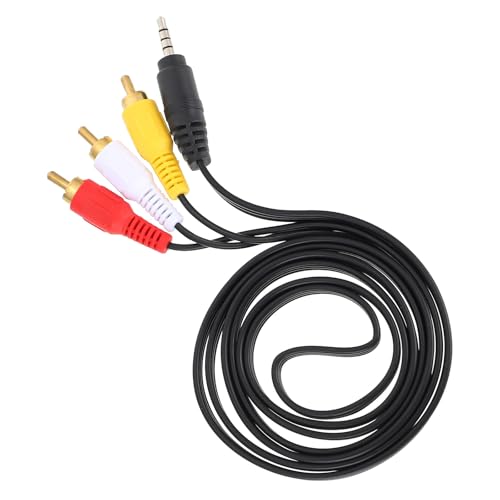 Cable adaptador 3.5mm a 3 aux Toddmomy 2 piezas miniatura 1