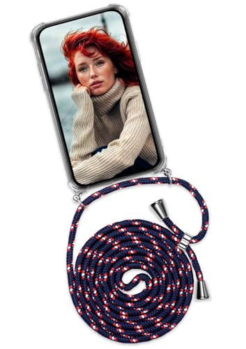 Bijou de téléphone Xiaomi Mi 11 Lite - Coque à chaîne amovible haut de gamme ONEFLOW bleu