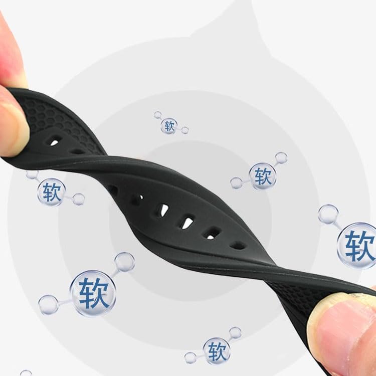 Bracelet en silicone pour ORIS Diving 7730 7740 avec encoche robuste