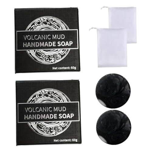 Lot de 2 savons de lave 60 g barre nettoyante pour un nettoyage efficace et des courbes sexy. Savon visage pour tous types peau bras taille jambes fesses corps