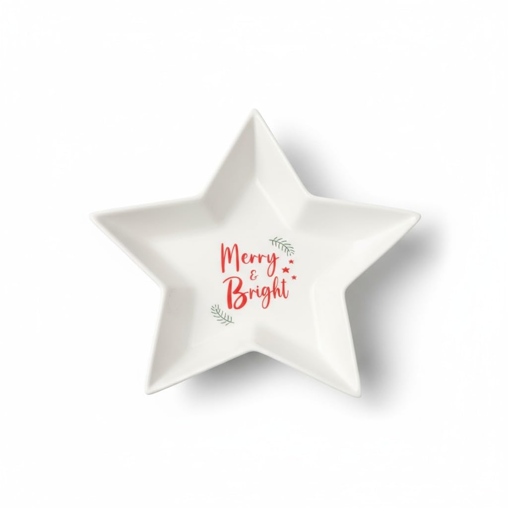 Baubles Large Star Dish - Multi