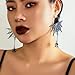 FMR Halloween Spider Web Earrings Spider Earrings Black Spider Dangle Earrings Halloween Theme Earrings Jewelry for Women and Teen Girls
