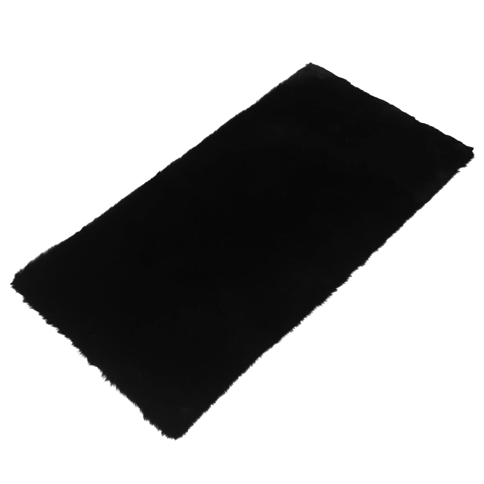 Tapis de bureau antidérapant et protège-nappes rectangulaire noir