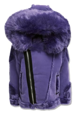 PURPLE KIDS EL JEFE MOTO SHEARLING JACKET2