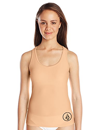 Volcom Junior's Simply Solid Tankini, Pale Peach, L