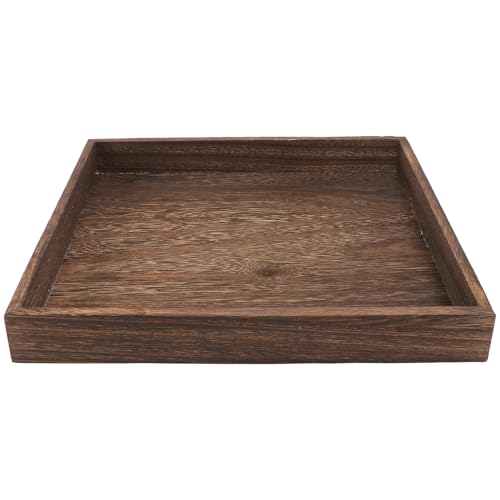 Toyvian 実木製ジュエリートレイ おしゃれなアクセサリーディスプレイラック アンティーク調 ネックレス収納 小物入れ 家用デスク整理用