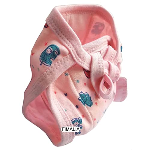 Image of Newborn Baby Washable Reusable Hosiery Cotton Cloth Nappies /Cloth Diaper /Langot (0 to 6 Months) (Colors & Prints Vary) (Pack of 8, Printed)