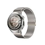 [Kawoly]【血糖値トラッキング可能 ウォッチ】7日間連続使用 &ボタン操作 シリコン製快適バンド TFT液晶ディスプレイ ビジネスからフィットネスまで使える多機能デバイス シルバーフレーム＆シルバーステンレス