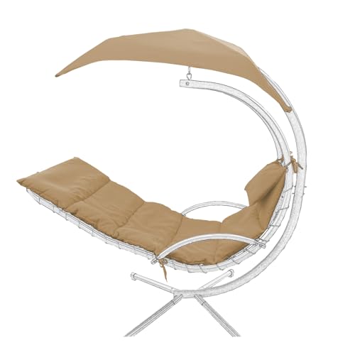 WQZWDFC Hanging Lounge Chair Replacement Cushion with Umbrella Fabric, Fade