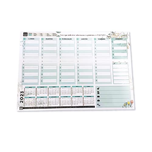 Planificador Semanal Sin Fechas A4 Semana Vista con 60 Semanas para Poner Notas Weekly Planner Diseño Exclusivo para tener tus Notas Ordenadas (A4) Cover