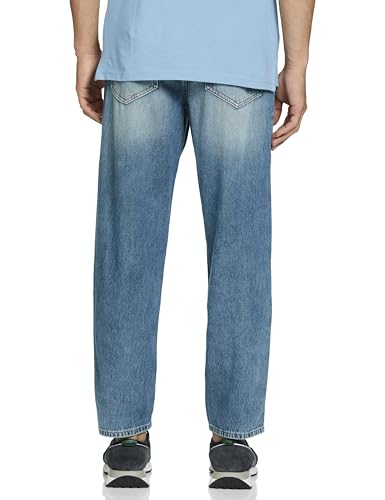 Image of Spykar Men's Renato Loose Fit Mid-Rise Casual Jeans
