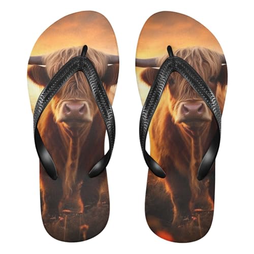 Flower Yak Flip Flop Beach Summer Casual Sandal for Women & Men Shower Shoes 20856884