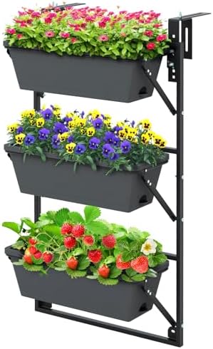 Planter Wall Block Raised Bed - Which 5 Will Transform Your Garden? 4 Giantex Vertical Raised Garden Bed, Hanging & Wall-Mounted Planter Garden Boxes, Adjustable Shelf & Detachable Hooks, 3-Tier Railing Raised Beds for Flower Strawberry Vegetable