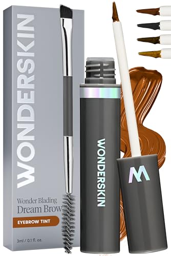 Wonderskin Dream Brow Eye Brow Gel Long Lasting Eyebrow Gel Water-resistant Transfer Proof Tinted Filler Eyebrow Mascara (Brunette)