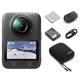 DJI Osmo 360 Standard Combo – 360 Grad Kamera mit 1-Zoll Sensor, Natives 8K-360° Video, 120MP Panoramafotos, 100 Min 8K Aufnahme, Wasserdicht, Kompakte Action Cam & Vlog Kamera für Reisen und Sport