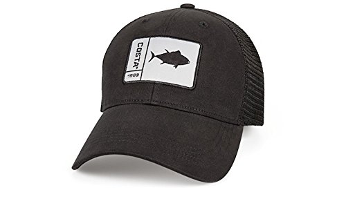 Costa Del Mar Original Patch Tuna Trucker Hat - Black/Black - One Size