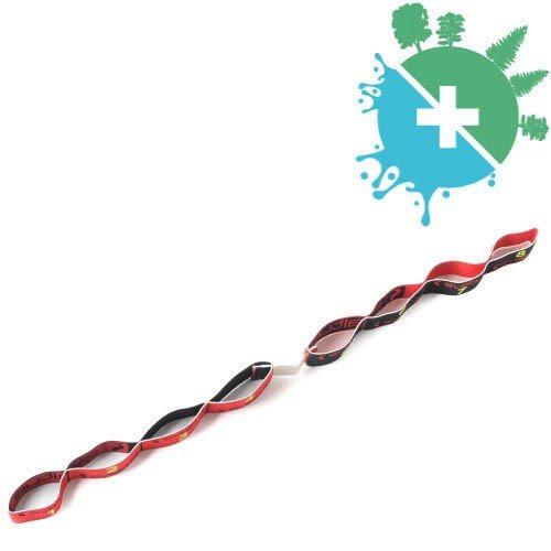 Elastiband 3 Stärken rot schwarz