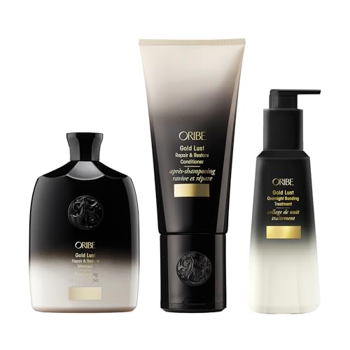 ORIBE Gold Lust Restorative Night Creme, Shampoo, & Conditioner Bundle