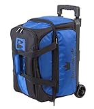  Brunswick Blitz Double Roller diversen Farben Bowlingtasche für 2 Bowling Bälle (Blau)