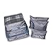 Oacis Life 6 Piece Packing Cubes Set | Travel Storage Bags Waterproof Luggage and Suitcase Organizer