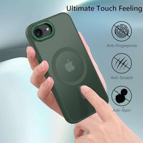 Coque iPhone 16e anti-rayures verte protection écran photo - 2