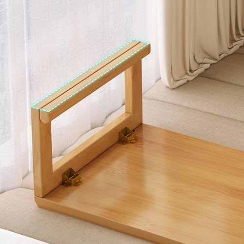 Table basse pliable de style japonais pour ranger sous le canapé