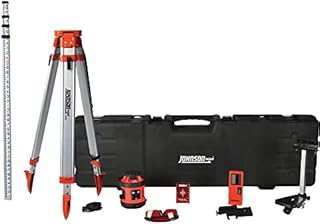 Johnson Level & Tool 99-026K Self-Leveling Horizontal Rotary Laser System w/ Hard Case Kit, 50 x 14.5