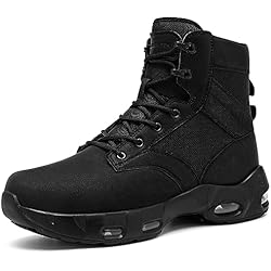 Botas Larnmern LARNMERN Botas Trabajo Hombres Zapatos Chef Cocina Calzado de Chef para Hombres Zapatos de Trabajo Ligeros Transpirables Zapatos de Cocina (42,Negro)