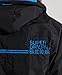 Superdry Mens Pop Zip Hood Arctic Sd-Windcheater Jacket Black/Super Denby New Branding Size L